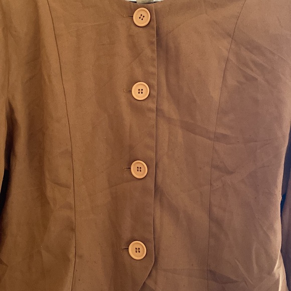 Diana Hartman Blazer top Mustard yellow - Picture 3 of 10